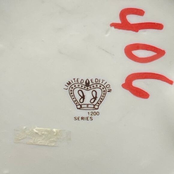 Bisque Porcelain Man and Girl with Small Bird Figurine - Picture 9 of 11